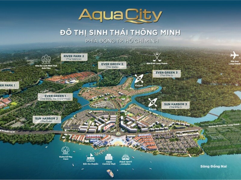 Sun Harbor 3 Aqua City The Elite | Giá Bán Biệt Thự Nhà Phố Shophouse